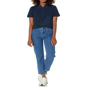 Camiseta de Manga Corta para Mujer de Alta Calidad, Personalizada, Estampada, Estilo Casual, Cuello Redondo, Algodón y Poliéster, Transpirable, Sencilla - Product Image 4