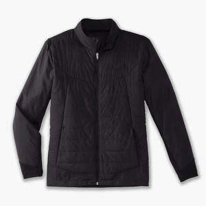 Chaqueta de running de invierno para hombre, elástica en cuatro direcciones, de alto rendimiento, con cremallera de lona, transpirable, de secado rápido, para entrenamiento deportivo. - Product Image 2