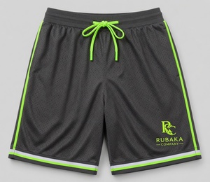 Shorts de sport blancs avec bordure marine, taille à cordon de serrage et logo Huracan, pour un style décontracté et sportif haut de gamme. - Product Image 4