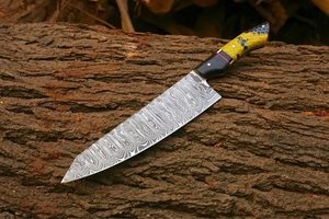 Premium Handmade Damascus Steel Chef <b>Knife</b> Resin Handle Razor <b>Sharp</b> <b>Kitchen</b> <b>Knife</b> OEM ODM Manufacturer - Product Image 6