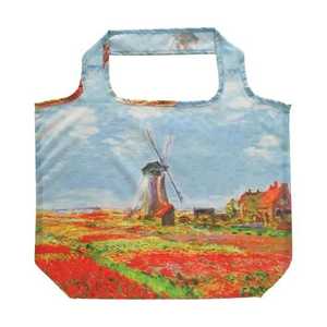 AE-01117 capolavoro Eco Shopping Bag L Monet 'campo tulipano' Design - Product Image 1