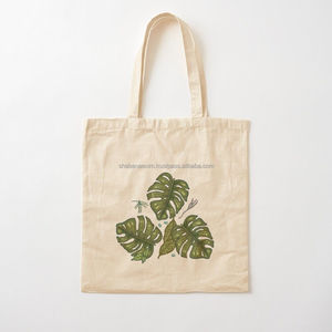 Bolsa de Mano de Lona de Algodón Lisa, Directo de Fábrica, Moderna, Ecológica, de Gran Capacidad para Ropa - Product Image 1