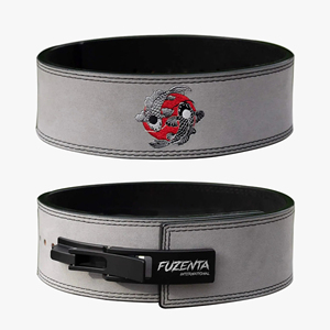 Custom Logo High Quality Samurai Mask Lever Belt Gym Squats Weightlifting Training <b>Back</b> <b>Support</b> Powerlifting Lever Buckle Belt - Product Image 4