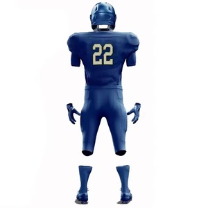 Custom Unisex Sublimated American Football Uniform Jersey Breathable <b>Mesh</b> 100% Polyester Team Sets Custom Logo Plus Size Quick - Product Image 2