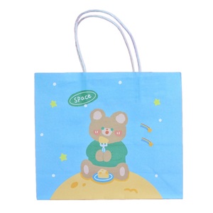 ถุงของขวัญกระดาษ tengy เป็นมิตรกับสิ่งแวดล้อมมีด้ามจับถุงช้อปปิ้งคราฟท์สำหรับค้าปลีกกิจกรรมและบรรจุภัณฑ์ของขวัญ (21x8x18ซม.)-สไตล์03 - Product Image 3