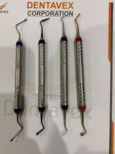 Kit de 4 Curettes Gracey Certifiées CE pour Détartrage Dentaire et Planification Radiculaire – Instruments Professionnels Dentavex Corporation - Product Image 4