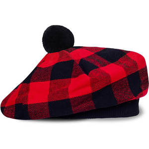 Gorro Escocés Personalizado Tam o' Shanter Rob Roy Tartan con Pompón, Gorro de Lana de las Tierras Altas al por Mayor - Product Image 1