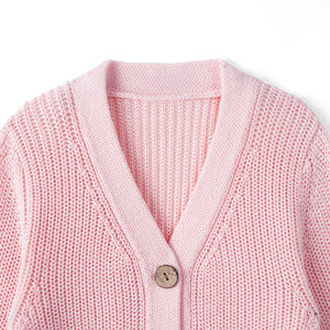 Cárdigan de Punto para Bebé CRAZIGOODS al por Mayor, Cuello en V, Manga Larga, Unisex, Casual, Invierno, 100% Algodón, Capa Única, Ecológico - Product Image 3
