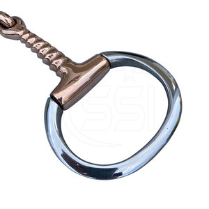 Bocado de Anillas Sueltas de Acero Inoxidable de Alta Calidad y Duradero para Entrenamiento de Caballos, Equipo Profesional para Escuelas de Equitación - Product Image 3