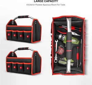 Vietnam <b>Tool</b> <b>Bag</b> Heavy-duty Spacious Multi-Pockets Ultra-durable <b>Bag</b> Customizable with Zipper Closure 25cm - Product Image 4