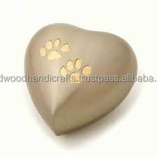 Nuevo diseño de latón cremación urnas conmemorativas para mascotas urnas de recuerdo funerario para mascotas urnas de entierro con alta calidad a bajo precio - Product Image 1