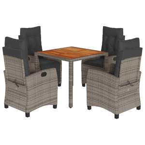 Conjunto de Comedor para Jardín en Gris - Product Image 2