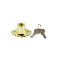 Serrure tubulaire moderne en zinc moulé sous pression avec clé, pour tiroirs, meubles, bureaux, hôtels, chambres, hôpitaux, cuisines