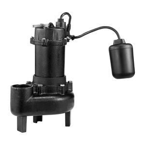 Bomba sumergible de hierro fundido de 1 HP y 5200 GPH para aguas residuales/ejarras con interruptor de flotador automático con cable, salida NPT de 2 pulgadas, motor de CA - Product Image 5