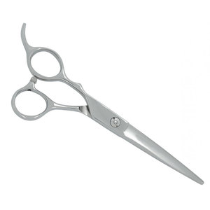 Ciseaux de coiffure professionnels pour gauchers, en acier inoxydable de qualité supérieure, avec lame de rasoir tranchante, manche moyen, pour la coiffure - Product Image 4
