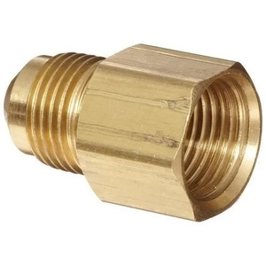 Durable Brass Male Flare <b>Adapter</b> Golden Polished for Secure Pipe Connections Ensuring Leak Resistant Performance Plumbing HVAC - Product Image 2