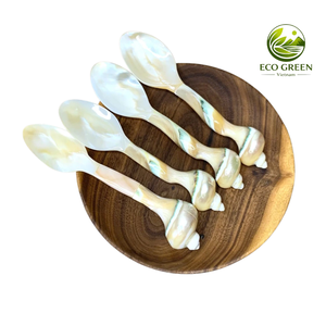 Vietnam Handmade Mother of Pearl Spoon Natural <b>Shell</b> Coffee Tea Dessert Spoon Luxury Tableware for Home Kitchen Decor - Product Image 3