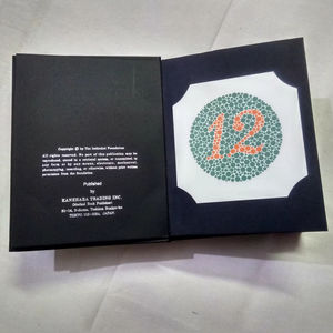 Test d'Ishihara manuel PSM pour la détection de la daltonisme, 24 plaques, ophtalmologie - Product Image 1