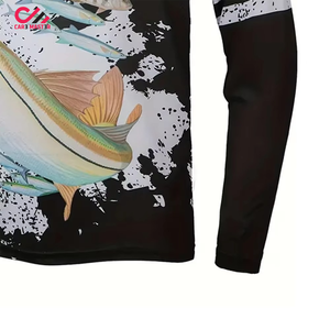 Chemises de pêche pour hommes 2026 à manches longues en polyester et élasthanne, chemise de pêche décontractée respirante pour hommes, service OEM - Product Image 3
