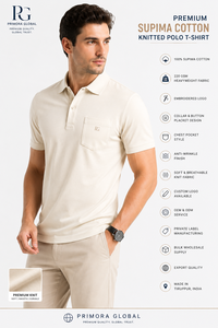 Polo en coton Supima tricoté 220 GSM, tissu Airtex sur le devant, coupe classique, respirant, séchage rapide, fournisseur de vêtements de qualité. - Product Image 2