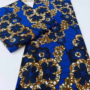 Tissu en coton imprimé africain style Freetown et tissu Ankara, textile de qualité supérieure pour la mode et la décoration intérieure - Product Image 1