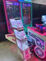 Machine de jeu de tir vidéo à monnayeur pour 2 joueurs, simulateur d'amusement intérieur avec lumières clignotantes et logo personnalisable, langue anglaise