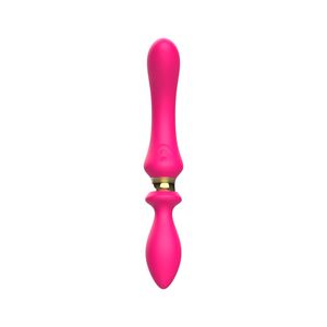 Baru isi ulang kepala ganda AV tongkat getar IPX6 tahan air 10 frekuensi silikon g-spot <span class=keywords><strong>Anal</strong></span> steker realistis pijat untuk - Product Image 2