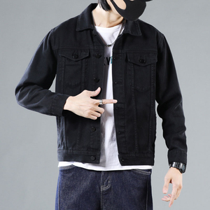 Cheap Wholesale Latest Hot Selling Fancy <b>Denim</b> Men's Polyester Winter Customizable Front Logo <b>denim</b> <b>Jacket</b> in cheap price - Product Image 2