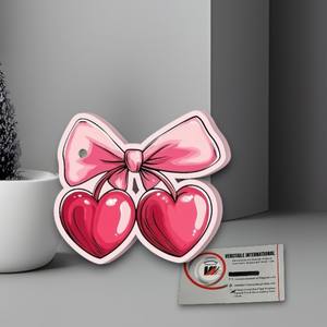 Tuiles magnétiques en acrylique pour extensions de cils, motif nœud rose, cœur, fleur, papillon, diamant, réutilisables, écologiques, pour marque privée - Product Image 3