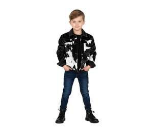 แจ็กเก็ตหนังวัวแท้สำหรับเด็กเชอร์ปาวินเทจสไตล์ตะวันตกดีไซน์ด้านหน้าสินค้าใหม่ - Product Image 1