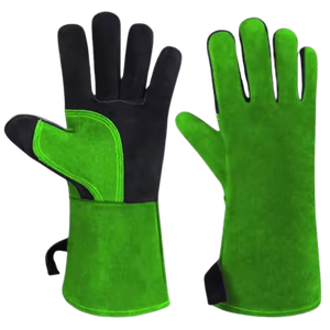 ถุงมือเชื่อมหนังวัวแท้แบบหนา ทนทาน ป้องกันไฟฟ้าสถิตย์ ได้รับมาตรฐาน CE สำหรับงานอุตสาหกรรม - Product Image 5