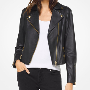 Top Trending <b>Women</b> Leather <b>Jacket</b> for Winter Wear Plain Dyed New Fashionable Leather <b>Jacket</b> for <b>Women</b> Wholesale Manufacturer - Product Image 1
