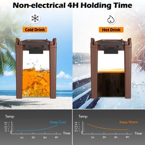 Dispenser per Bevande Isolato da 5 Galloni, Erogatore Premium per Servire Bevande Fredde - Product Image 3