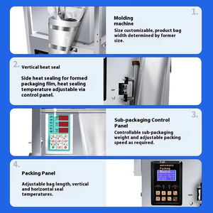 Fully Automatic Multi-Functional Tea Granule Salt Bar Rice Melon <b>Seeds</b> White Sugar Packing Machine - Product Image 4