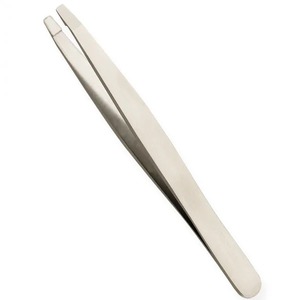 Pinzas para Cejas de Acero Inoxidable, Punta Puntiaguda, Inclinadas, Precisión, Duraderas, Estilo Moderno - Product Image 3