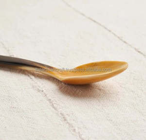 Cuchara de Cuerno Natural Artesanal ARTISAN CRAFT - Elegante, Duradera, Tamaño/Logotipo Personalizable, Utensilio Ecológico para Servir y Decorar - Product Image 4