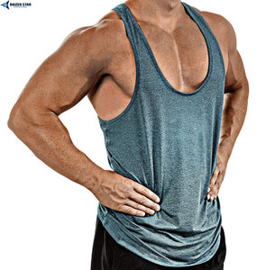 Custom Mens Tank Top Sleeveless Gym Vest Workout Fitness Apparel Quick Dry - Product Image 3