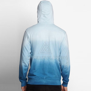 เสื้อฮู้ดซิปผู้ชายสำหรับฤดูหนาว สีพื้น ผ้าฝ้ายฟลีซ 100% ระบายอากาศได้ดี แห้งเร็ว ทรงปกติ - Product Image 3