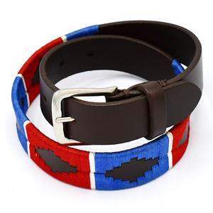 Durable Polo Leather <b>Belt</b> made from Premium leather with colourful handwoven detailing Designed for comfort with strong buckle. - Product Image 6