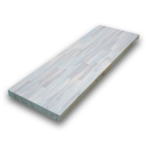 Plateau de table en bois d'acacia massif SMARTWOOD sur mesure – Planche à jointures collées et bords collés pour îlot de cuisine, table à manger et bureaux DIY - Product Image 3