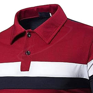 Camiseta Polo Casual y Formal de Manga Corta para Unisex, Color Sólido, Transpirable, Estampada, Camisetas Polo para Hombre al por Mayor - Product Image 3