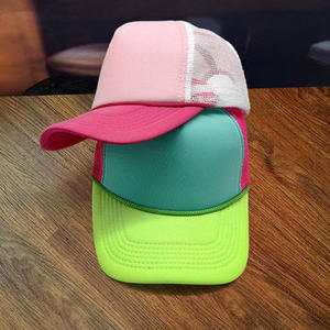 Unisex Pink Red Striped <b>Mesh</b> Trucker Hat Breathable Adjustable Casual Cap Spring Summer Adult - Product Image 4