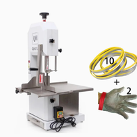 Machine de découpe d'os robuste pour viande congelée 3 kW 380 V scie automatique en acier inoxydable à lame ronde