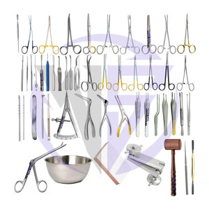 Ensemble professionnel de 13 instruments chirurgicaux manuels en acier inoxydable pour rhinoplastie ORL, instruments de chirurgie nasale, certifiés CE - Product Image 2