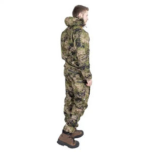 Traje de Caza con Diseño de Hojas Personalizado, Impermeable, Transpirable, Tela de Poliéster, Capucha Desmontable, OEM, Venta al Por Mayor - Product Image 6