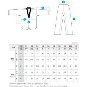 Uniforme de Taekwondo Unisexe Léger en Coton pour Étudiants, Séchage Rapide, Respirant, Durable, Cordon Élastique, Service OEM - Product Image 6