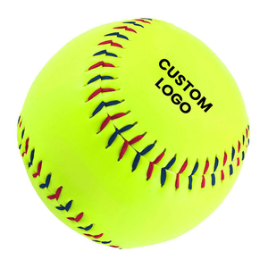 Custom K.A-T995 <b>Red</b> Aluminum Alloy Baseball Glove for Softball with Black Accents and Brown Stitching - Product Image 2