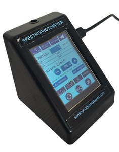 Espectrofotómetro portátil con área de apertura de 28 mm, pantalla táctil TFT, instrumento de medición de color, analizador espectral portátil - Product Image 4