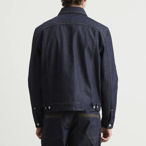 Veste en jean légère pour homme, respirante, en coton, style décontracté streetwear, impression personnalisée, marque privée, collection 2026 - Product Image 5