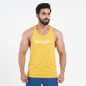 Custom Logo Men Gym Tank Top Breathable Cotton Quick Dry Fitness Bodybuilding Workout Sleeveless <b>Vest</b> Tops <b>Stringer</b> Undershirt - Product Image 6